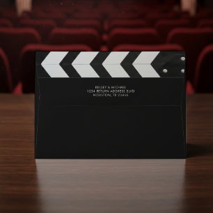 Movie Film Clap Board Envelope