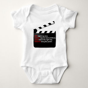 Movie Film Crew Direct the Tot to the Lot Baby Bodysuit