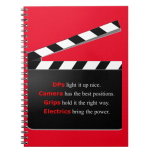 Movie Film Crew DIRECTOR it's a Wrap Notebook
