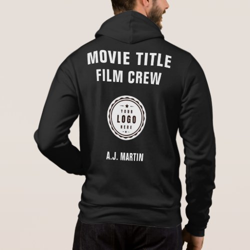 Movie Film Crew Logo Custom Personalized Name Hoodie