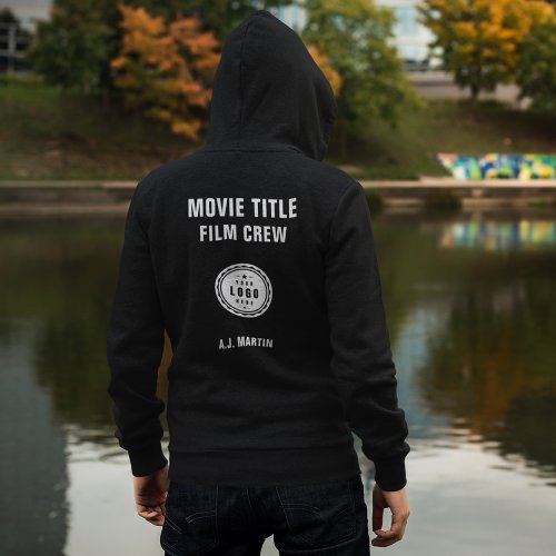 Movie Film Crew Logo Custom Personalized Name Hoodie