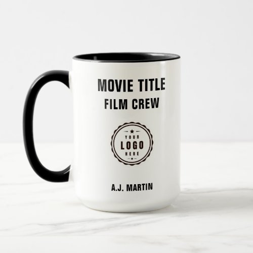 Movie Film Crew Logo Custom Personalized Name Mug
