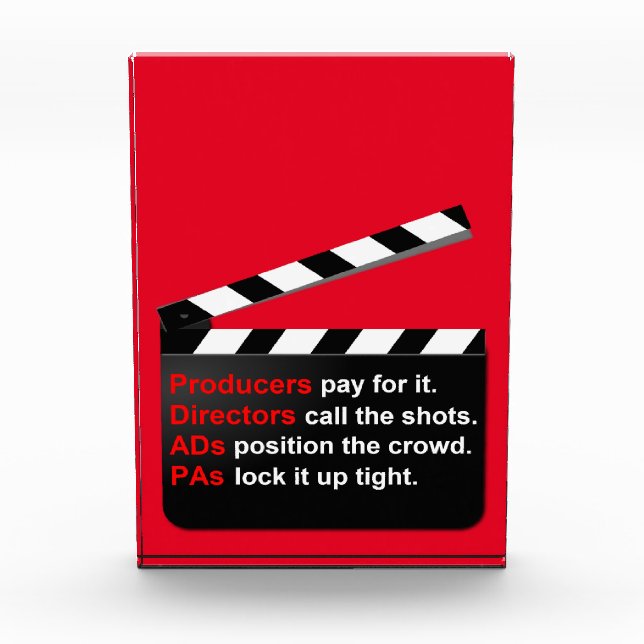 Movie Film Crew Producer Academy Award (Front)