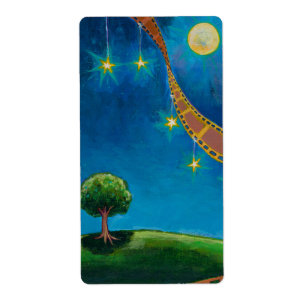 Movie film photography art fun landscape painting label