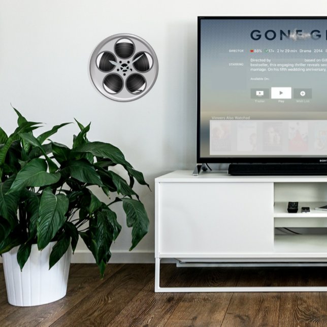 Movie Film Reel Home Theater  Round Clock (Creator Uploaded)