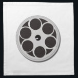 Movie Film Reel Napkin<br><div class="desc">Movie Film Reel</div>