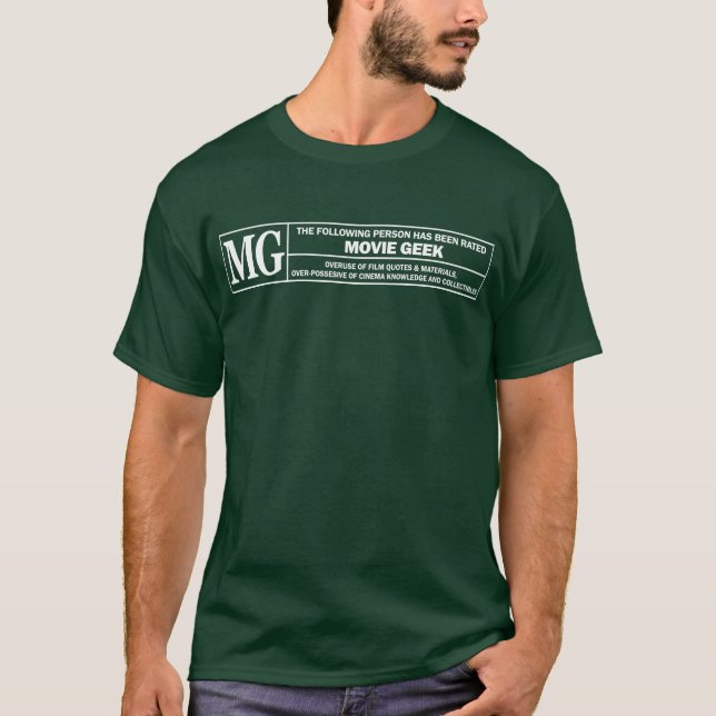 Movie Geek Rating Tshirt (Front)