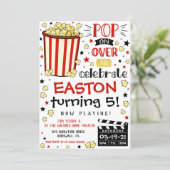 Movie Invitation Movie Birthday Party Theater (Standing Front)