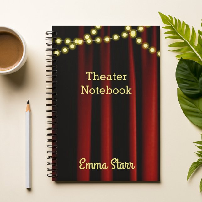 Movie Lights Personalized Notebook (Creator Uploaded)
