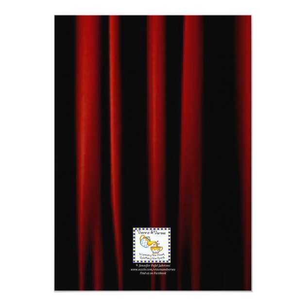 Movie Lights Yellow Bar Mitzvah Invitation