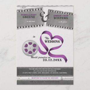 Movie Love Wedding Invitation