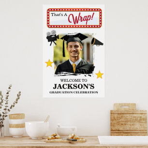 Movie Lover Graduation Party Poster