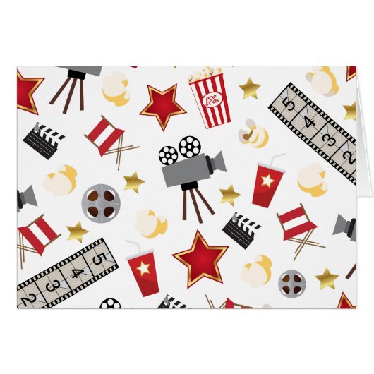 Movie Lover Pattern Cards (Front Horizontal)