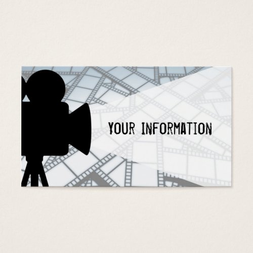 Movie maker business card templates