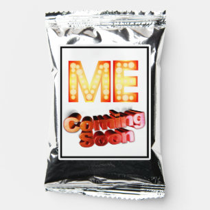 Movie marquee "Me coming soon" funny quote vintage Coffee Drink Mix