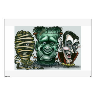 Movie Monsters Wall Decal