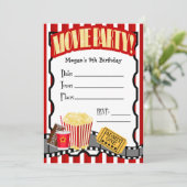 MOVIE NIGHT ANY OCCASION FILL-IN PARTY INVITATION (Standing Front)