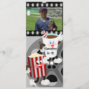 Movie Night Birthday Invitation