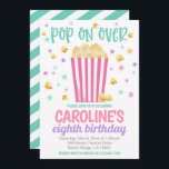 Movie Night Birthday Party Invite<br><div class="desc">Movie Night Birthday Party Invite

Pop on Over for a birthday party to celebrate!</div>