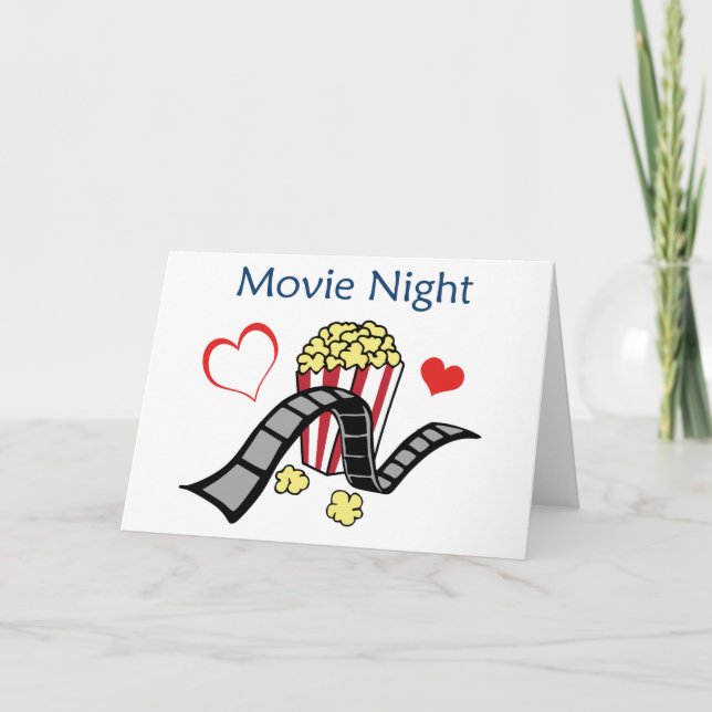 Movie Night Card (Front)