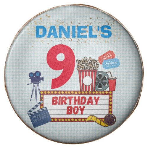 Movie Night Cinema Birthday Boy Theme Party Chocolate Covered Oreo