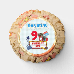 Movie Night Cinema Birthday Boy Theme Party Reese's Peanut Butter Cups