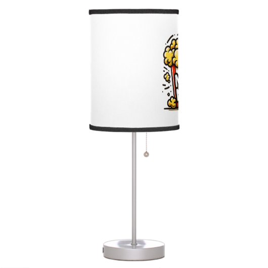 Movie Night Delight Playful Popcorn Table Lamp (Left)