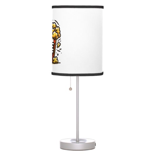 Movie Night Delight Playful Popcorn Table Lamp (Right)