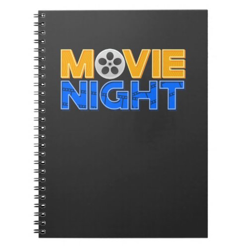 Movie Night Family Night Cinema Watching Notebook