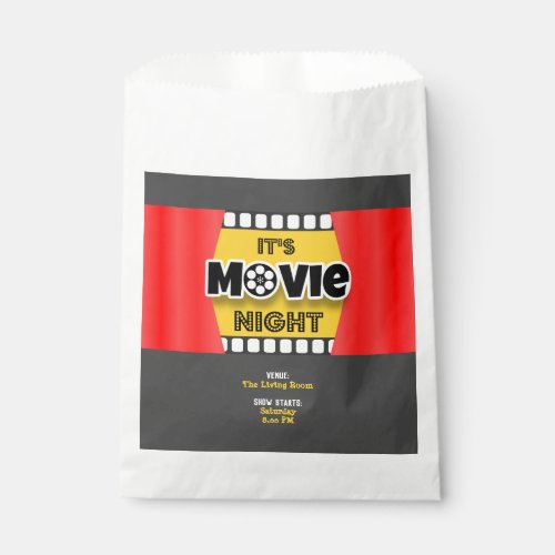 Movie Night Favor Bag