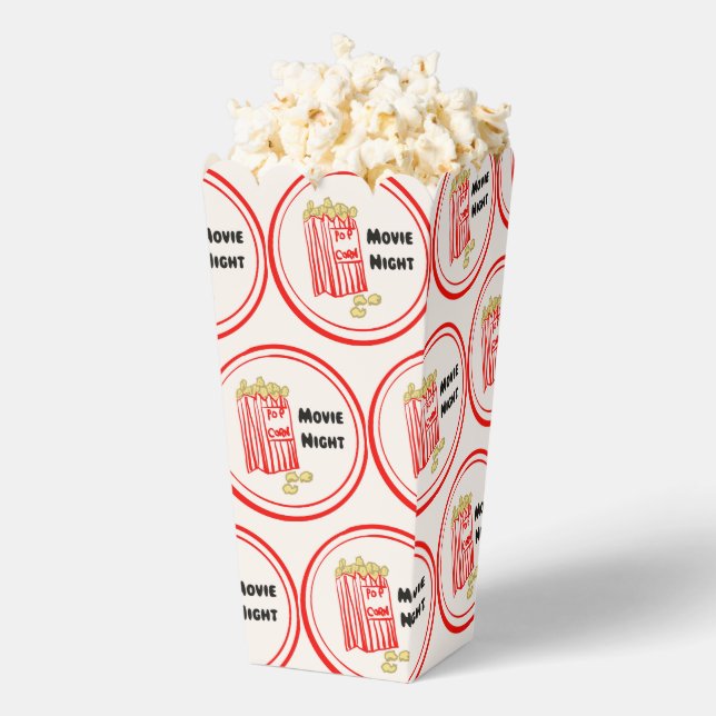 Movie Night Favor Boxes (Popped)