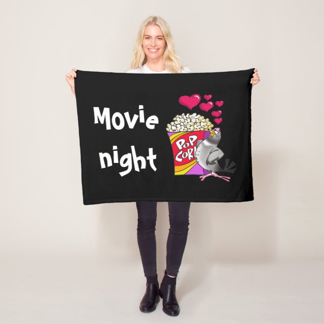 Movie Night Fleece Blanket (In Situ)