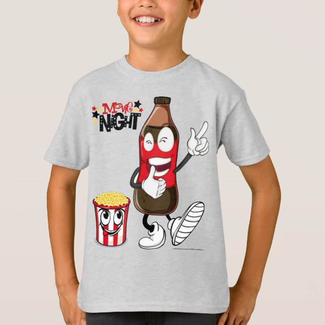 *Movie Night* Funny Friends T-Shirt (Front)