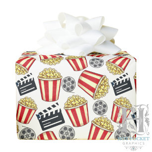 Movie Night Gift Wrapping Paper