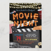 Movie Night Invitation