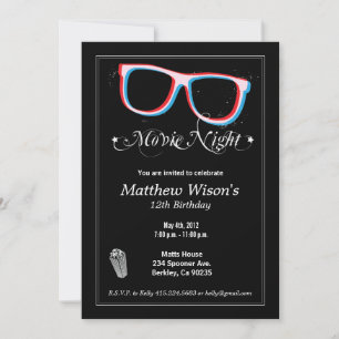 Movie Night Invitation