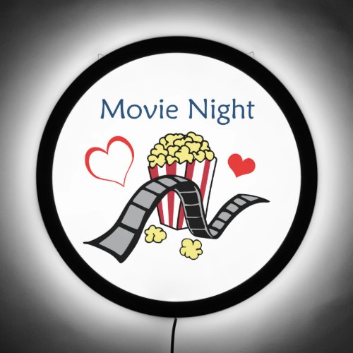Movie Night LED Sign