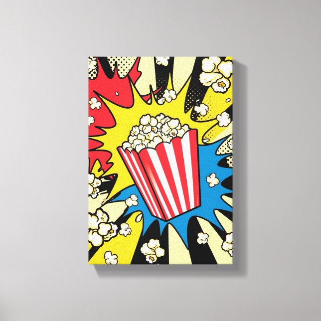 Movie Night Munchies Canvas Print (Front)