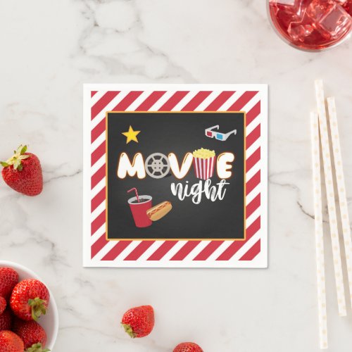 Movie Night Napkin