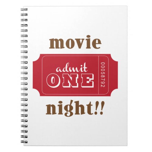 Movie Night Notebook
