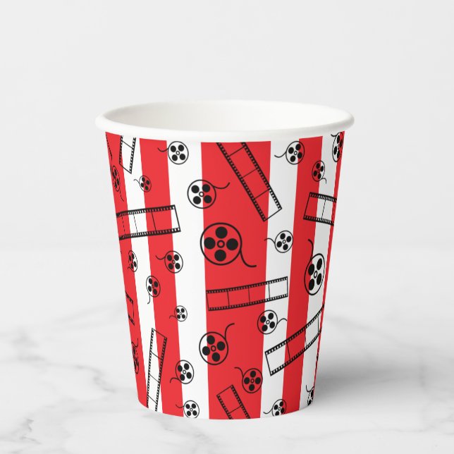 Movie Night Paper Cups (Front)
