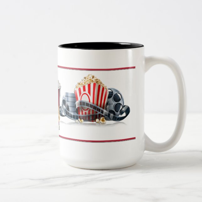Movie Night Popcorn Mug (Right)