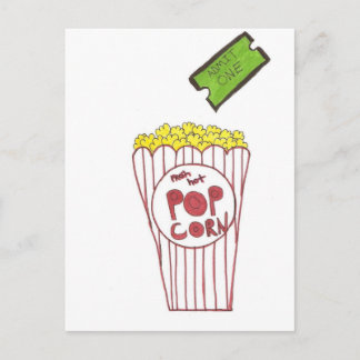 Movie Night Postcard