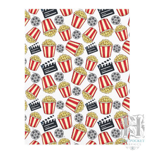 Movie Night Scrapbook Paper