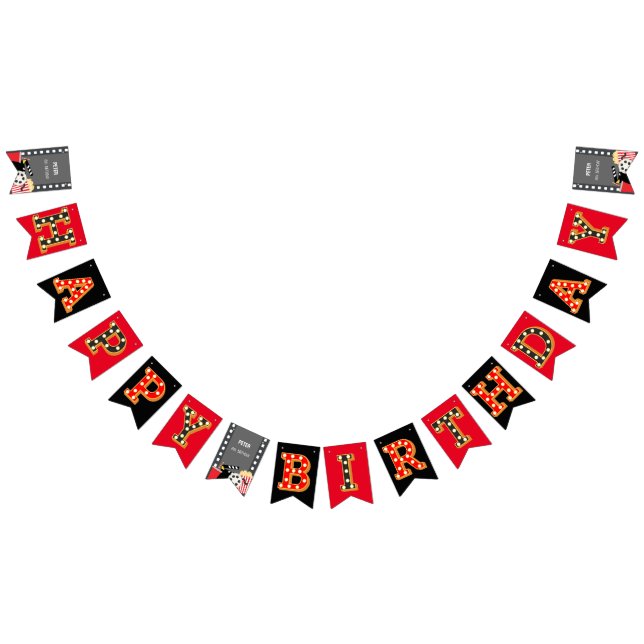 MOVIE party bunting banner (All)