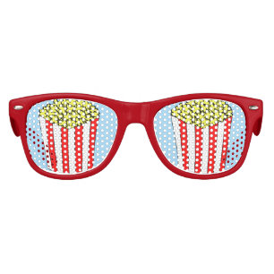 Movie Party Popcorn Kids Sunglasses