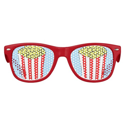 Movie Party Popcorn Kids Sunglasses
