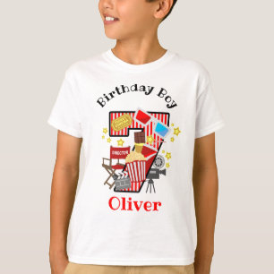 Movie Patry Seventh Birthday Boy shirt