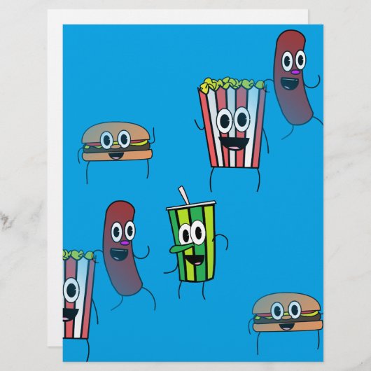 movie popcorn (Front/Back)