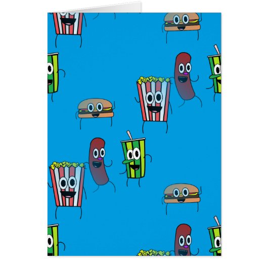 movie popcorn cards (Front)